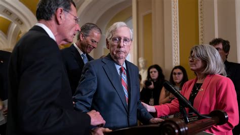 Senate GOP leader Mitch McConnell freezes up during news conference (video)